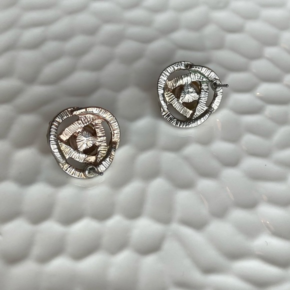 Opalescent Swirl Earrings - Picture 5 of 5